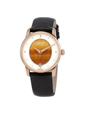 NWT Mido Baroncelli Wild Stone Automatic Ladies Watch
